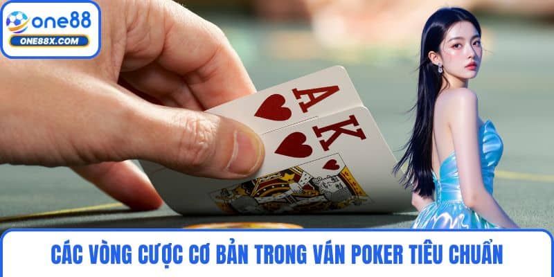 Các vòng cược cơ bản trong ván Poker tiêu chuẩn