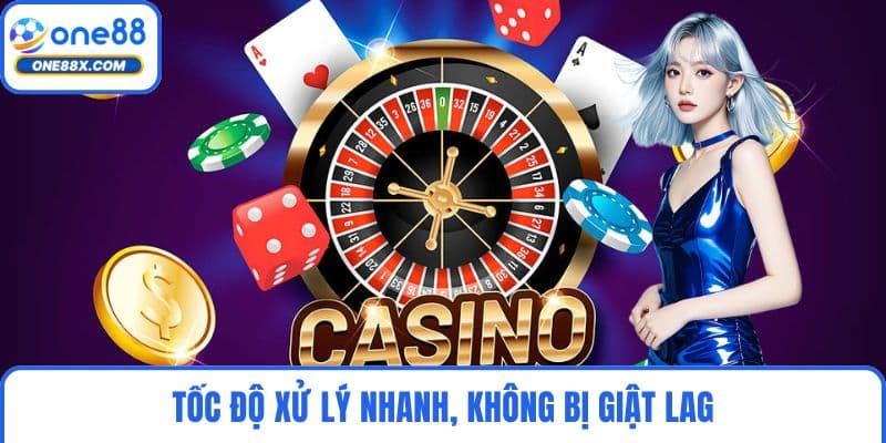 Tốc độ xử lý nhanh, không bị giật lag